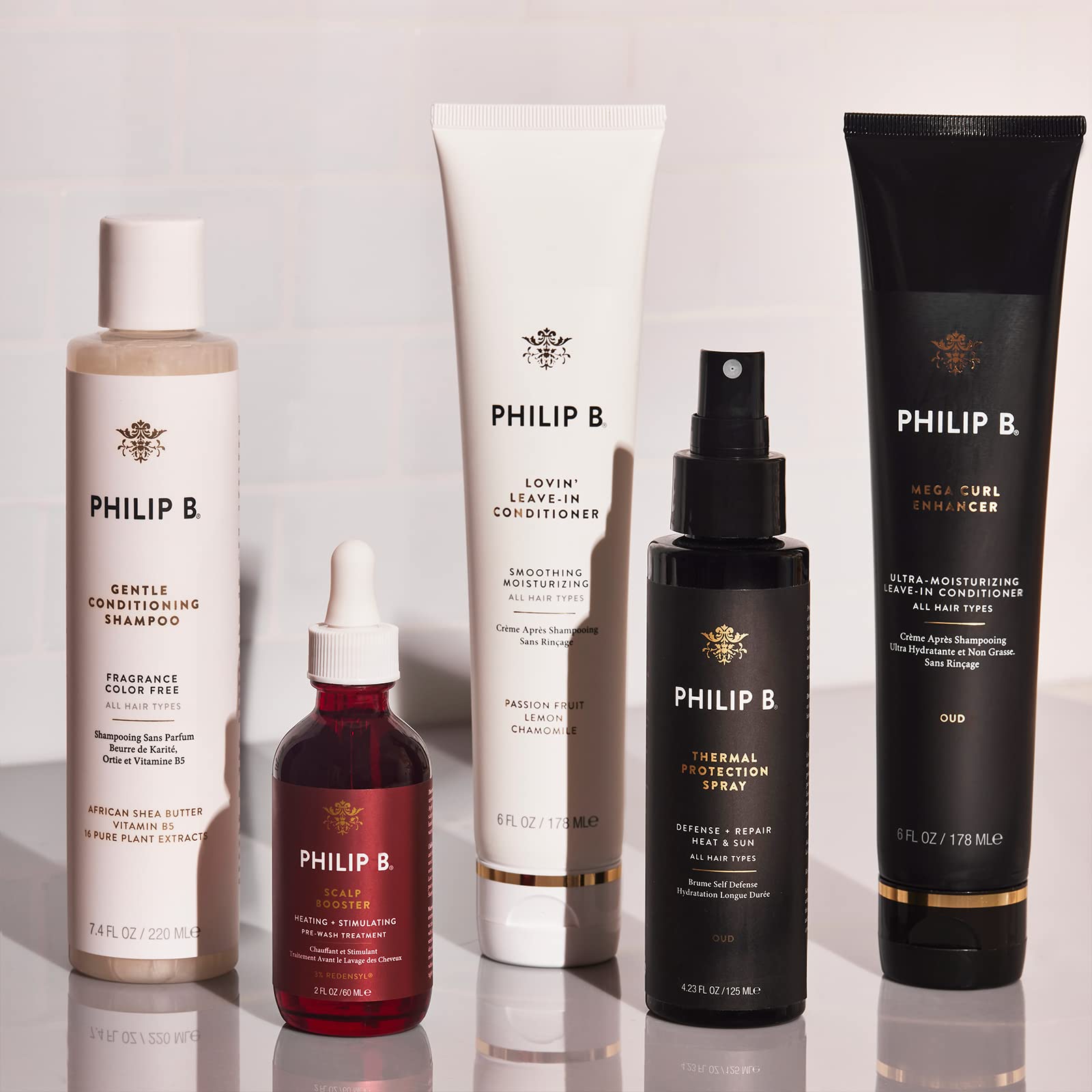 PHILIP B Thermal Protection Spray 2 oz | Pre-Styling Primer for Shine & Heat Defense