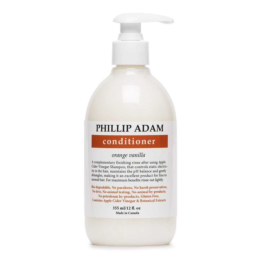 Phillip Adam Orange Vanilla Conditioner - Smooth, Shiny Hair - Color-Safe, No Harsh Chemicals