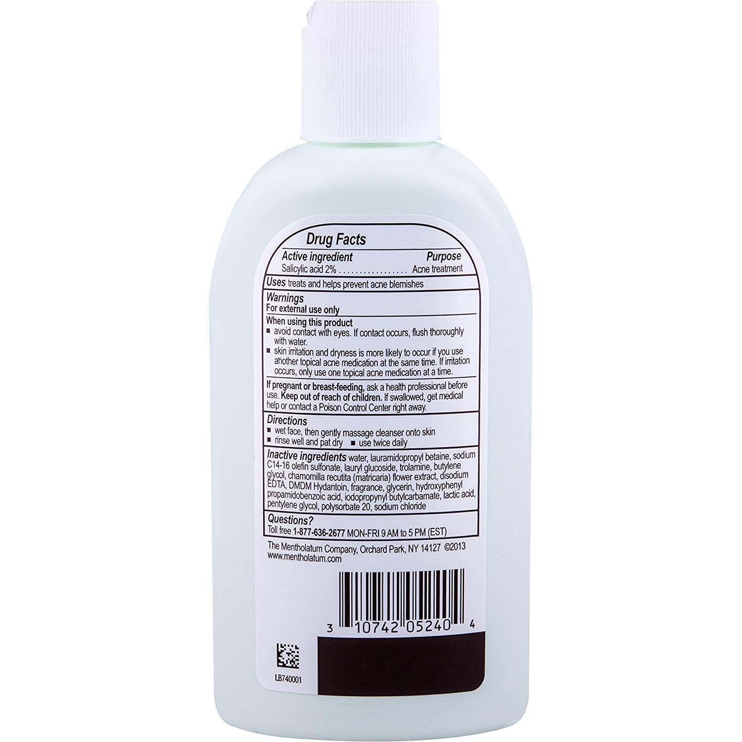 Phisoderm pHisoderm Anti-Blemish Gel Cleanser — 6 fl oz, Pack of 5 | 2% Salicylic Acid for Acne-Prone Skin