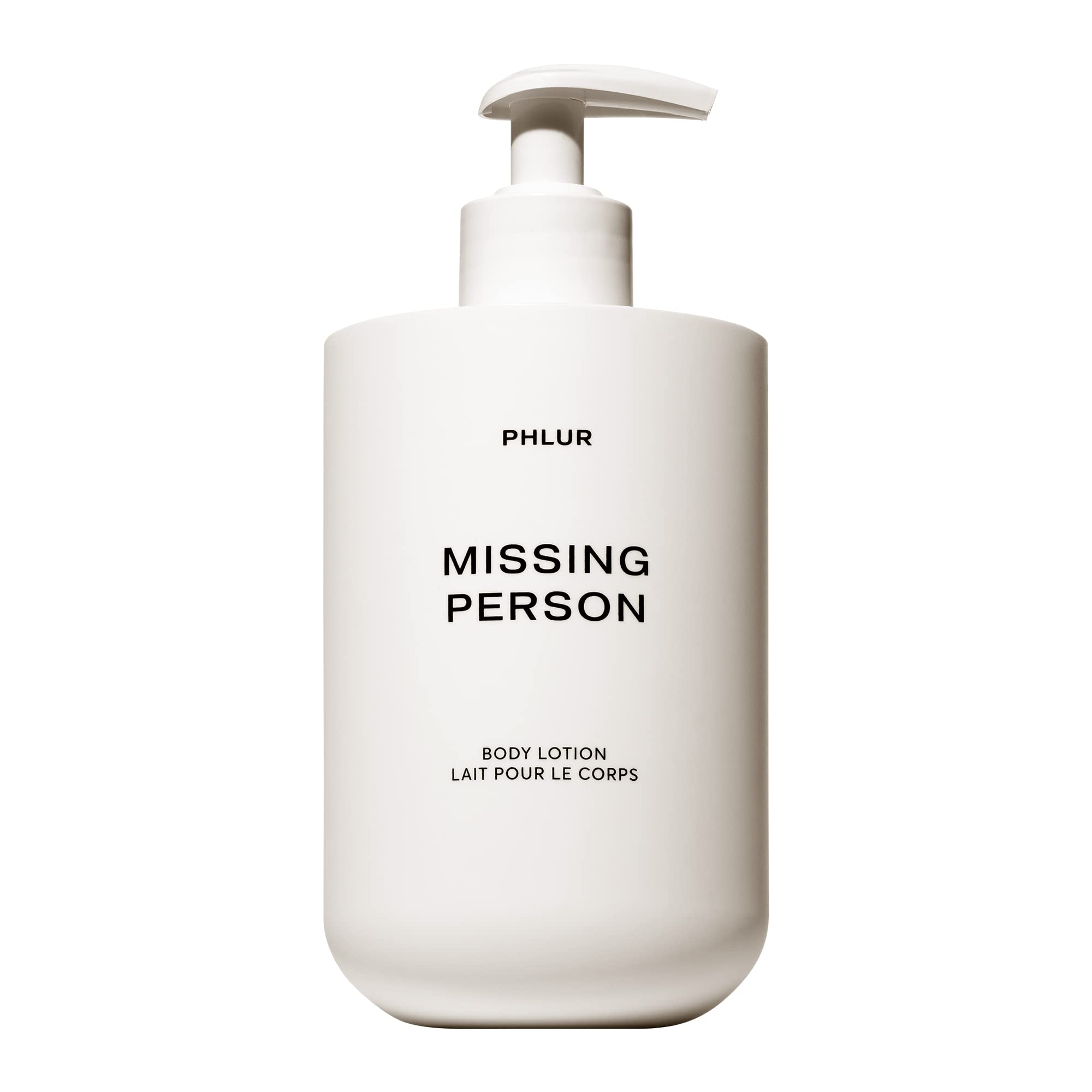 PHLUR Missing Person Body Lotion – Moisturizing Floral Scent with Bergamot, Musk, Orange & Sandalwood (16 Fl Oz)