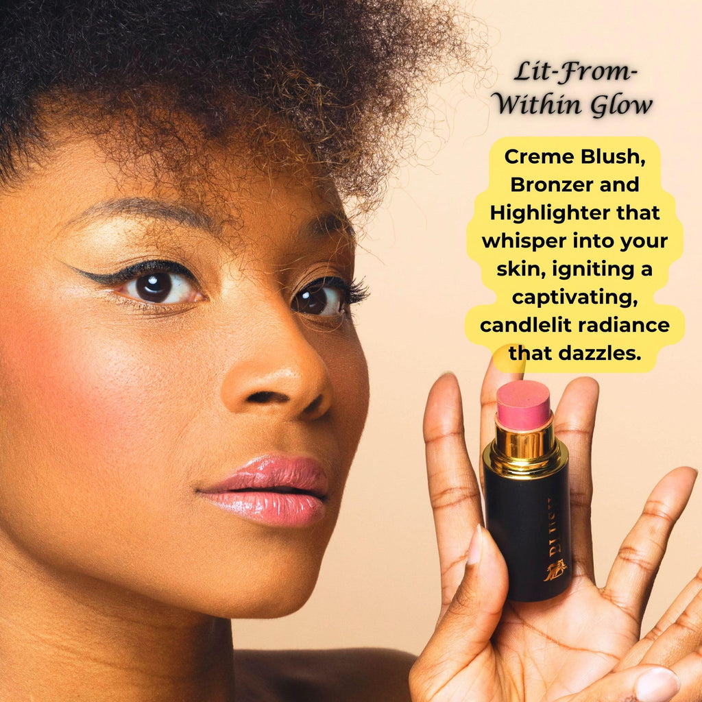 Phoenix Beauty Contour Trio: Cream Blush, Bronzer & Highlighter | Hydrating Buildable Formula | Twilight Gift Set