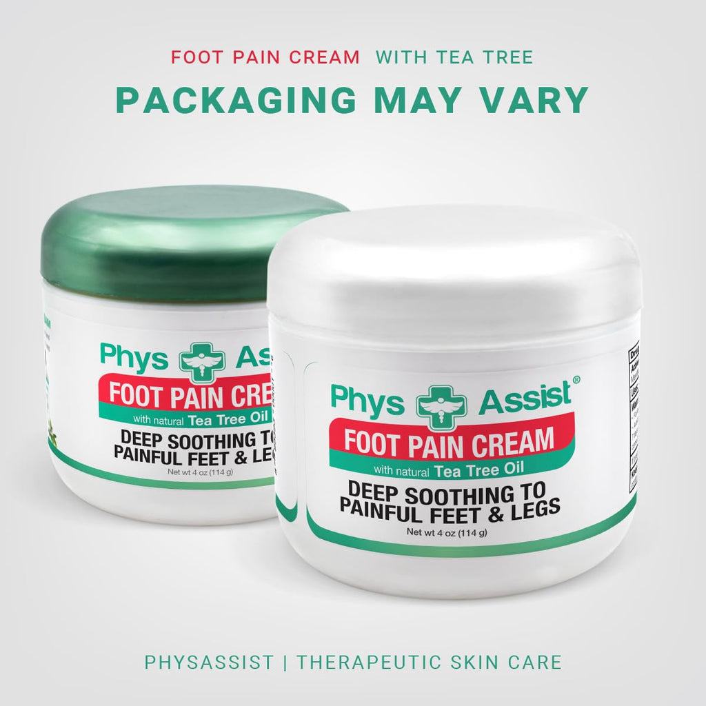 PhysAssist Soothing Foot Cream for Feet & Legs – Hydrating 4 oz Jar