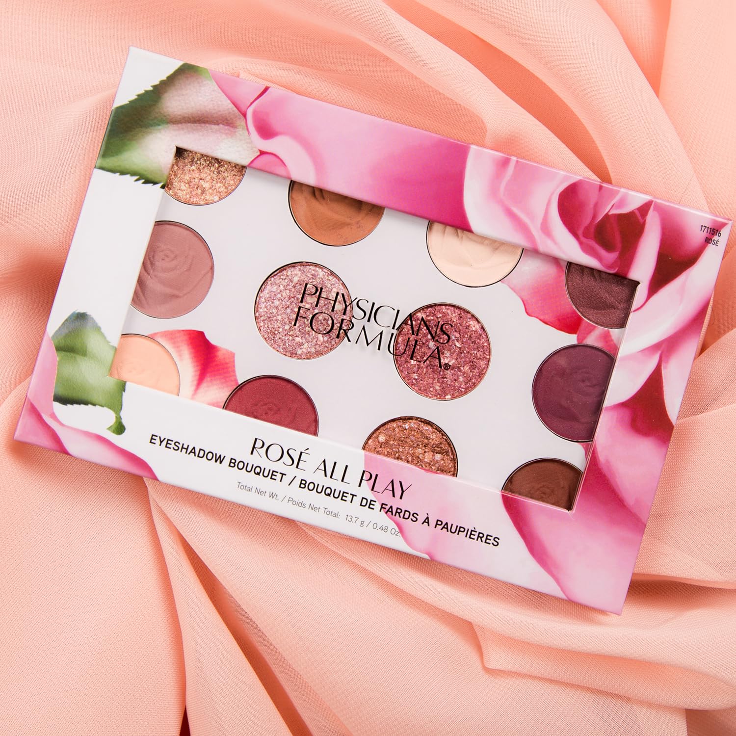 Physicians Formula Eyeshadow Bouquet – 12-Shade Palette with Rose Extract | Shimmer, Matte & Satin Finishes