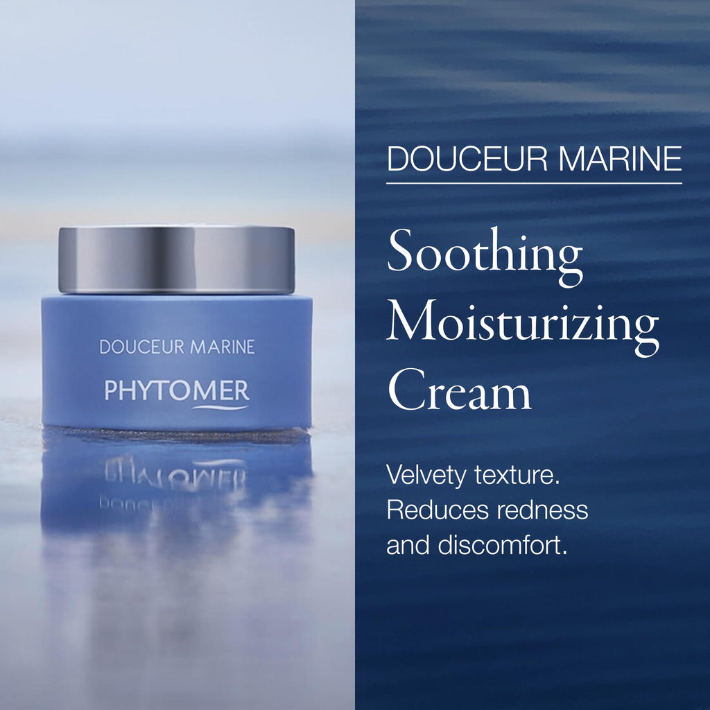 Phytomer Douceur Marine Soothing Moisturizer | Calms Redness, Sensitive Skin | 50ml