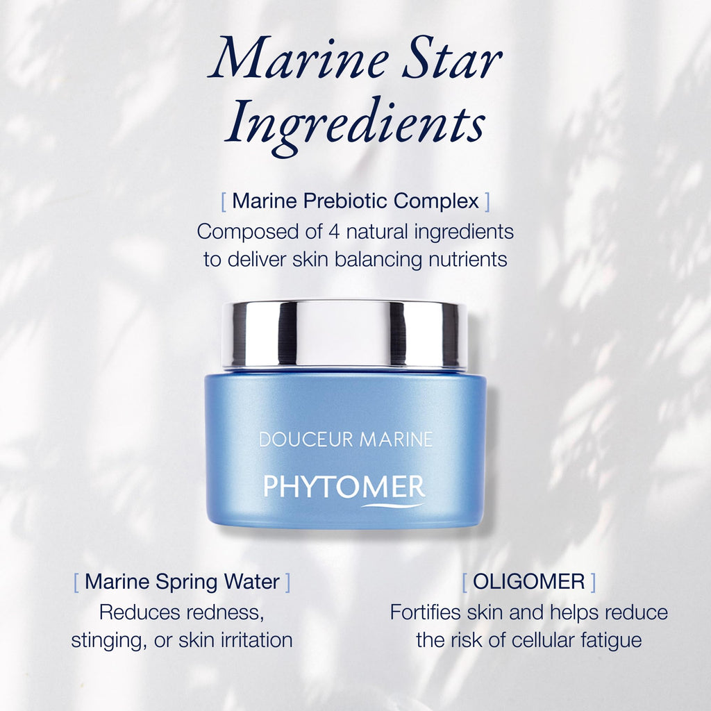 Phytomer Douceur Marine Soothing Moisturizer | Calms Redness, Sensitive Skin | 50ml
