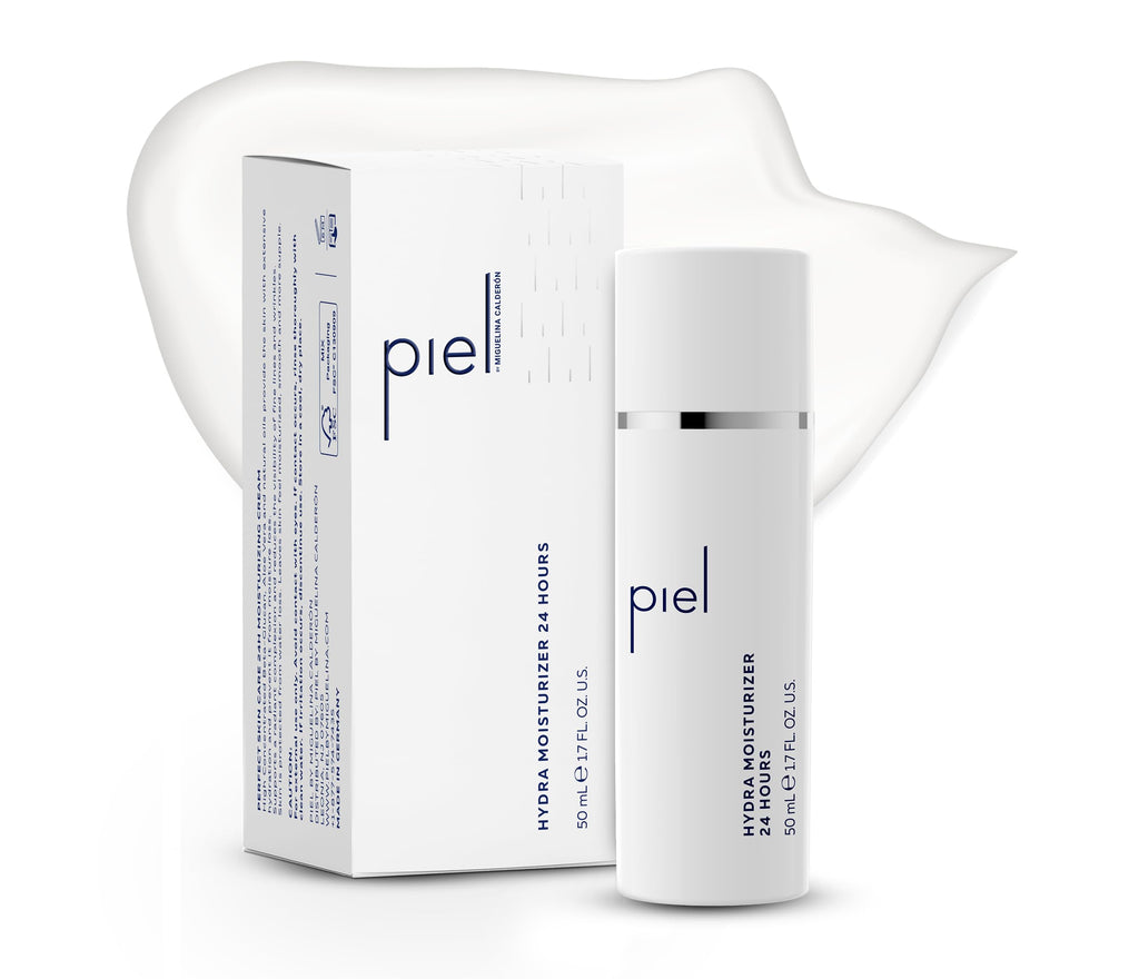 Piel by Miguelina Calderon Hydra Moisturizer 24Hrs – Lightweight Facial Cream with Beta Glucan & Niacinamide | All Skin Types