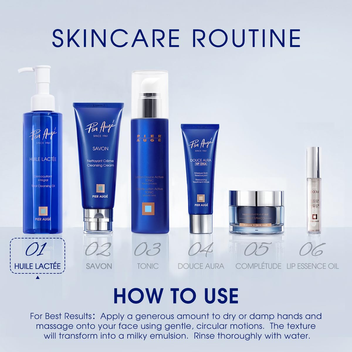 Pier Auge Cleansing Oil | Gentle Makeup & Sunscreen Remover for All Skin Types | 198ml
