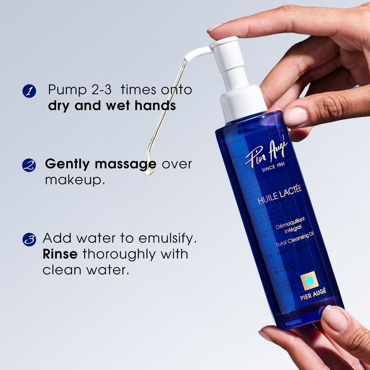 Pier Auge Cleansing Oil | Gentle Makeup & Sunscreen Remover for All Skin Types | 198ml