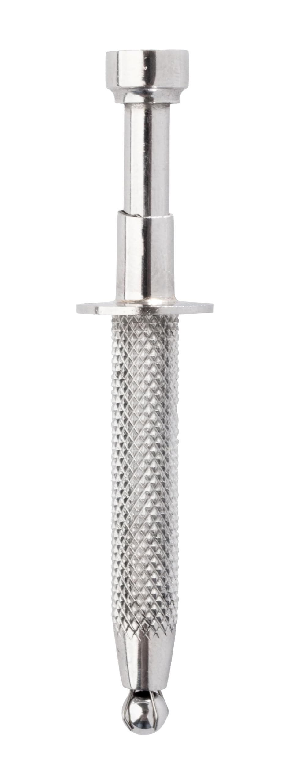 Pierced Owl Push-In Syringe Style Quad Prong Small Bead Holder – Stainless Steel Piercing Tool (2.75-inch or 4.8-inch Length)