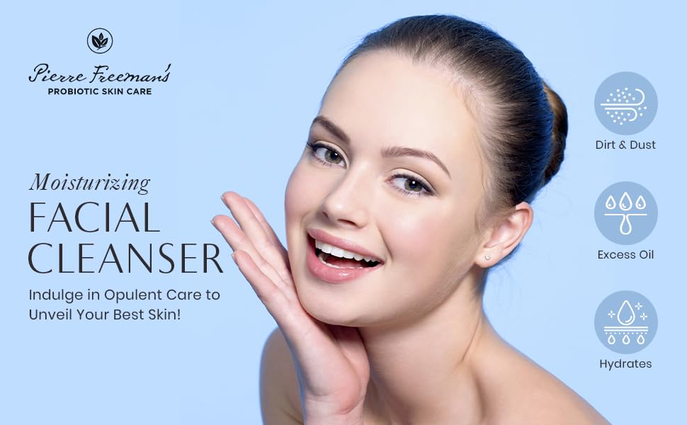 Pierre Freeman's Moisturizing Facial Cleanser — Vitamin E, Niacin & Noni, 8 oz.