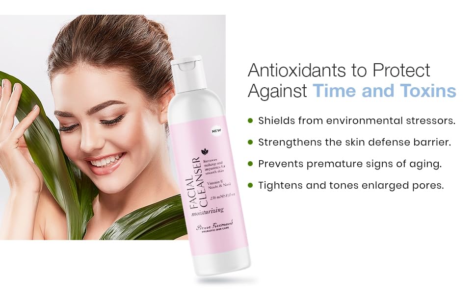 Pierre Freeman's Moisturizing Facial Cleanser — Vitamin E, Niacin & Noni, 8 oz.