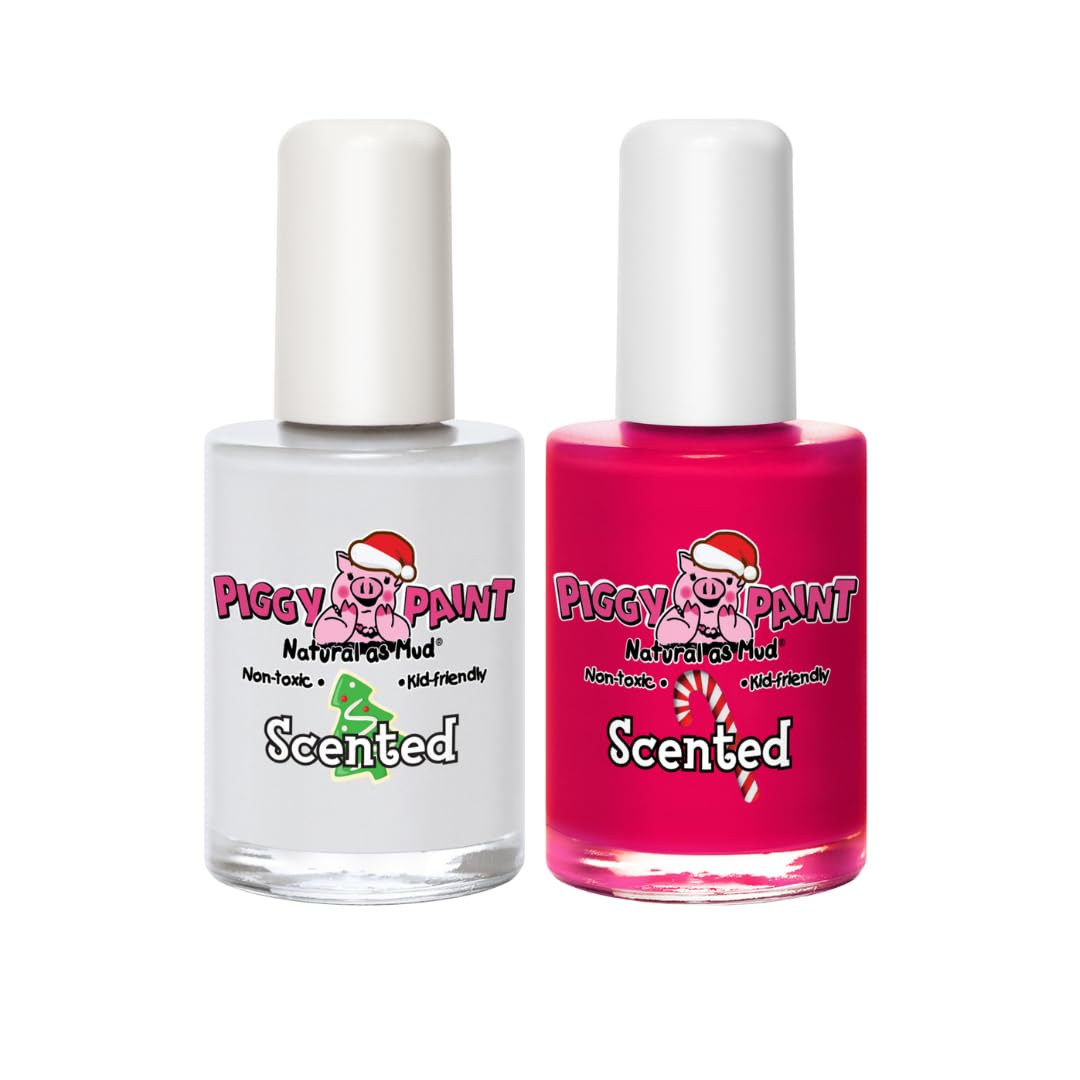 Piggy Paint Candy Cane Craze Scented Gift Set | 100% Non-Toxic, Vegan & Cruelty-Free