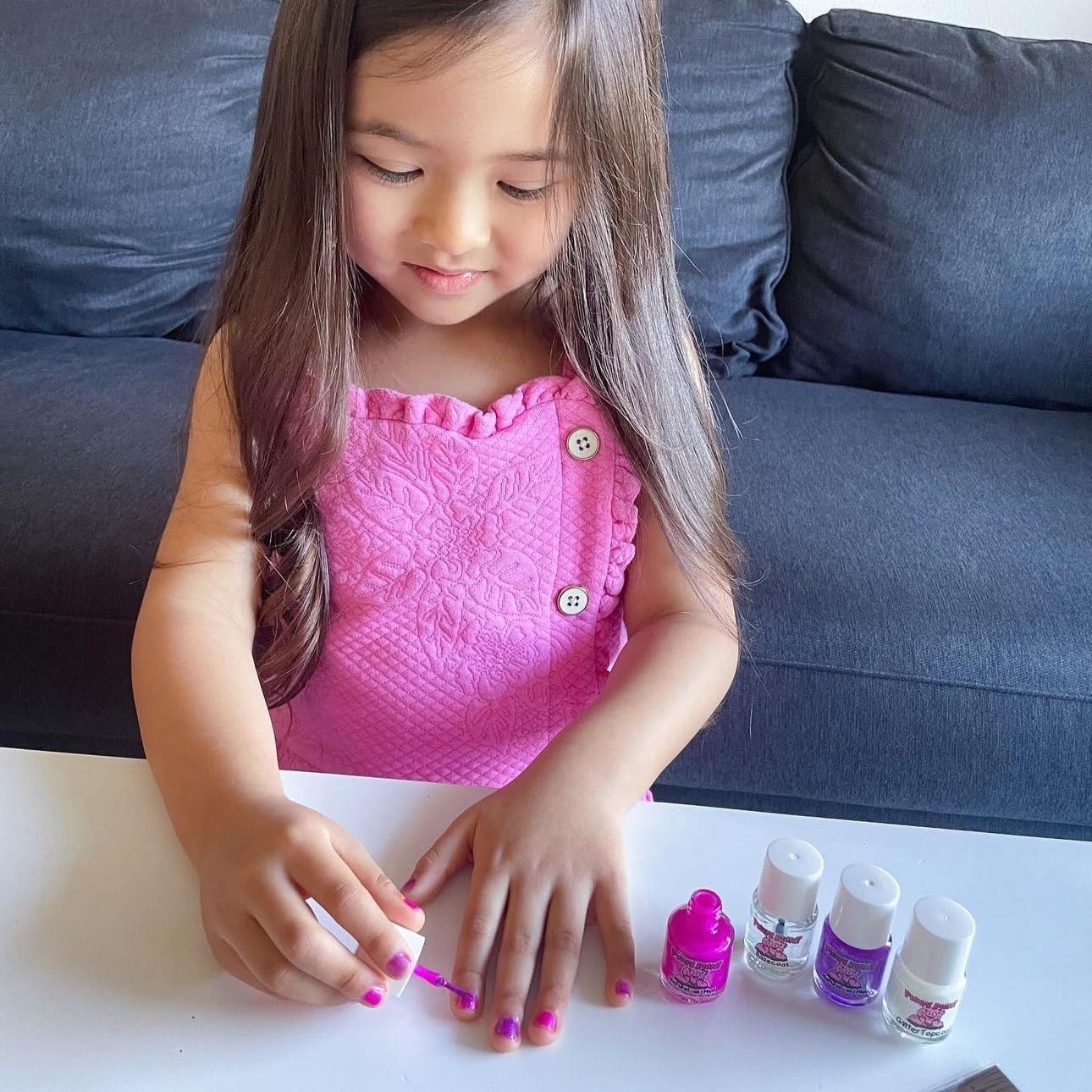 Piggy Paint Showstopper Starter Set | 100% Non-Toxic Nail Polish for Kids | Safe, Vegan & Cruelty-Free