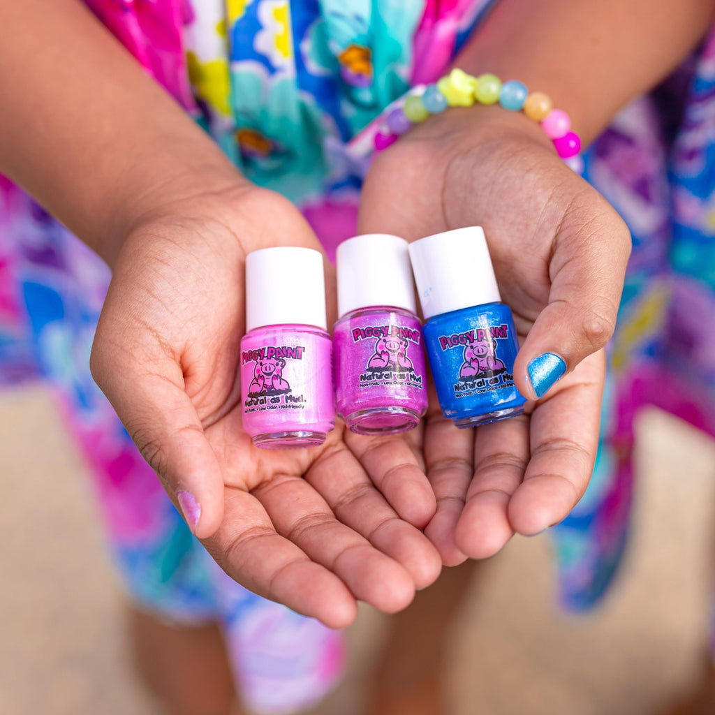 Piggy Paint | 100% Non-Toxic Kids Nail Polish Gift Set – Safe, Vegan, Cruelty-Free, Low Odor