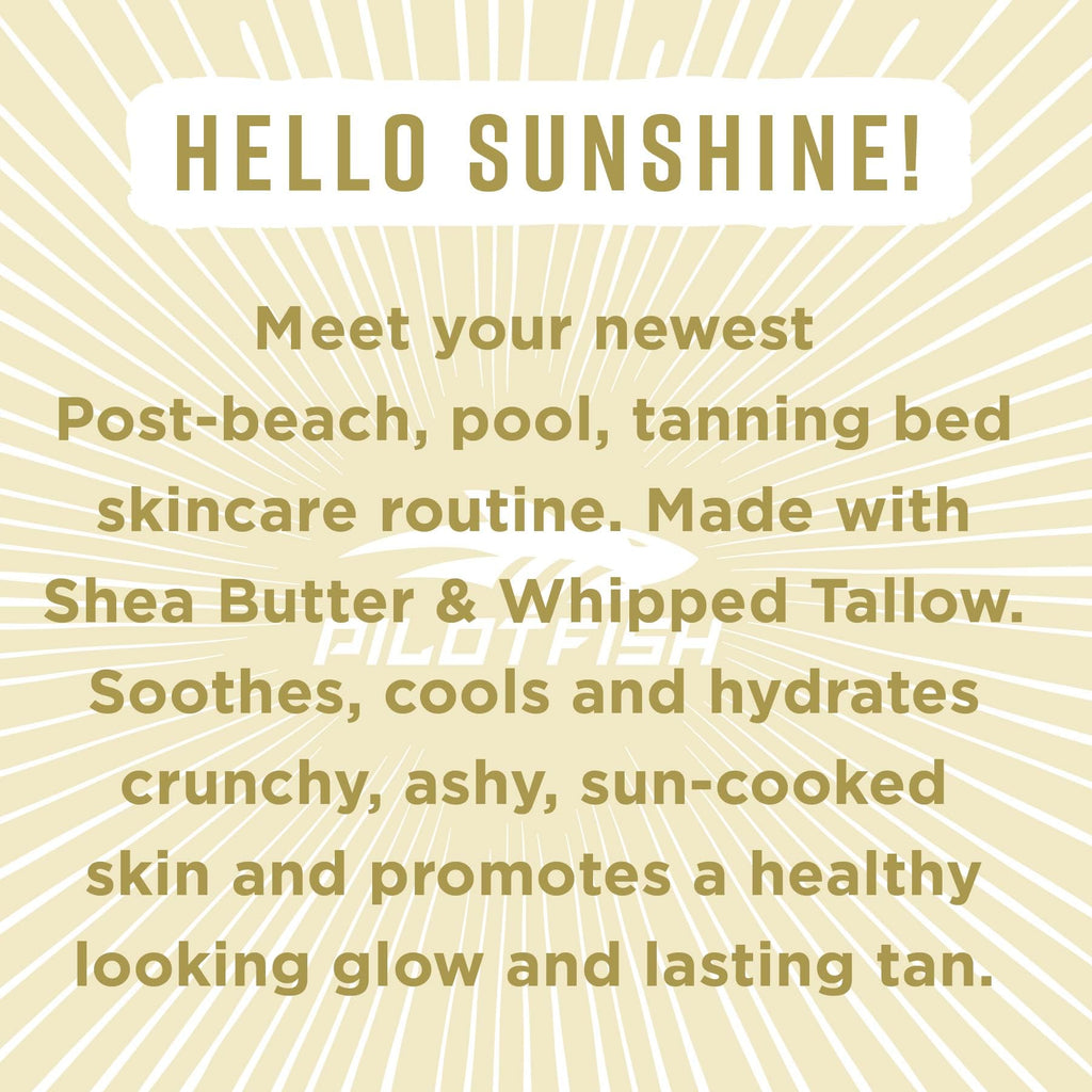 Pilotfish After Sun Body Butter – Shea Butter, Whipped Tallow & Coconut Oil (3.8 oz)