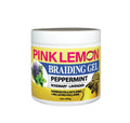 PINK LEMON Braiding Gel Peppermint – Maximum Hold, No Flaking, High Shine (10 oz)