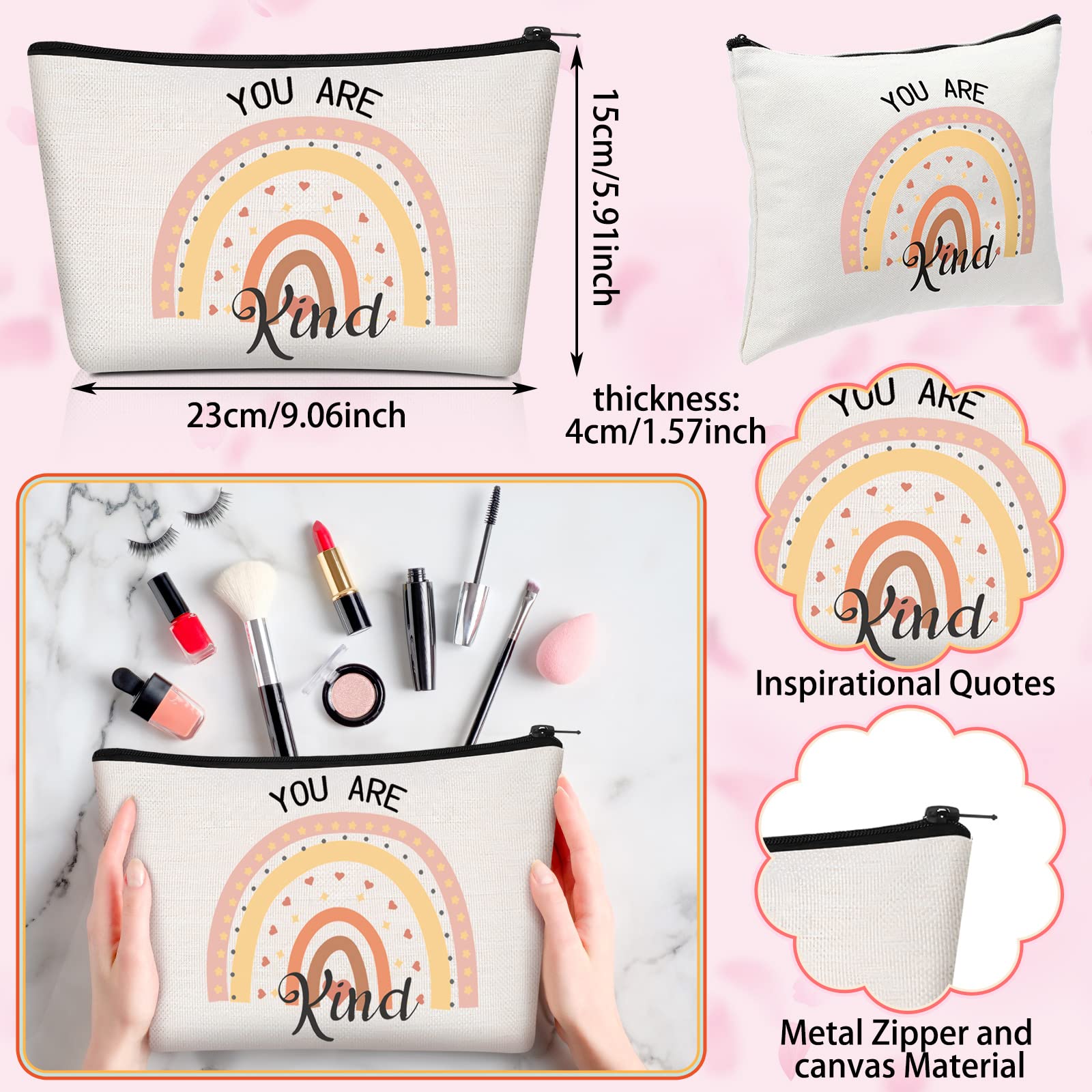 Pinkunn 68 Pcs Inspirational Gifts Bulk – Rainbow Bags & Accessories