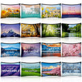 Pinkunn 16 Pcs Valentines Canvas Makeup Bags – Inspirational Bible Verse Pouches with Zipper