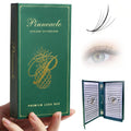 Pinneacle Wispy Promade Fans Box – Black & Brown Premade Lash Fans, C/D Curl, 8–13mm