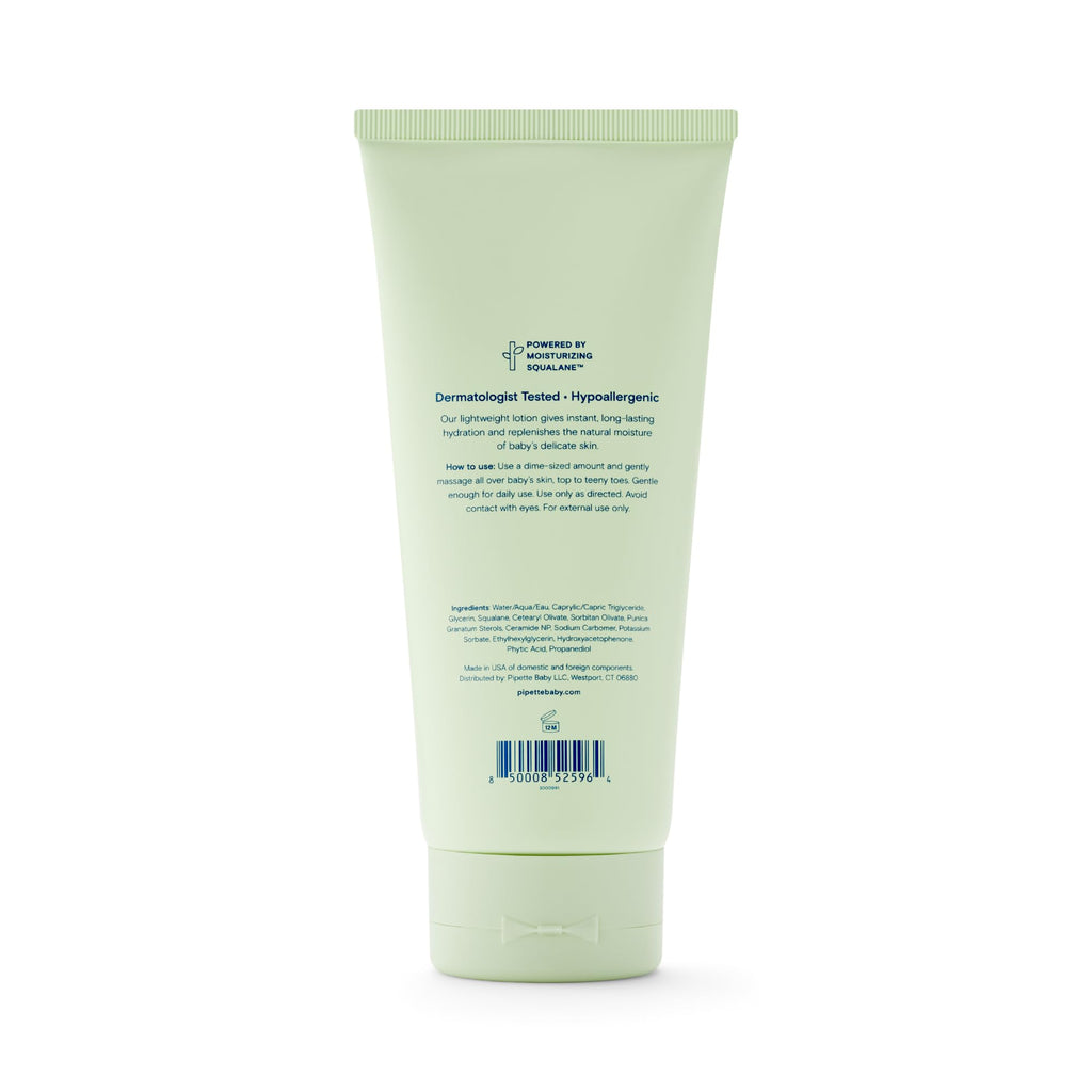 Pipette Baby Eczema Lotion Duo – Fragrance-Free, Non-Toxic, Hypoallergenic for Newborns & Kids