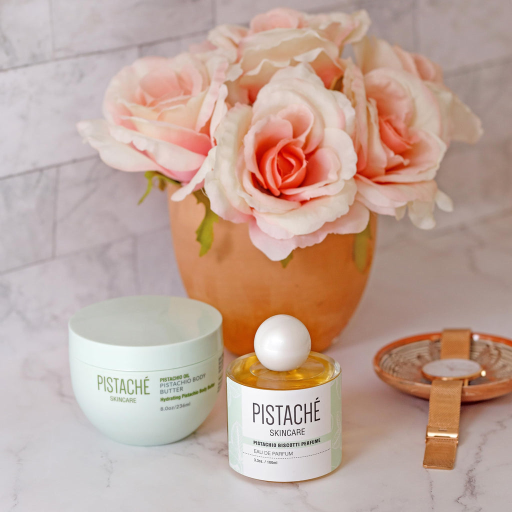 Pistaché Skincare Pistachio Biscotti Perfume EDP – Nutty Sweet Scent, 3.38 oz