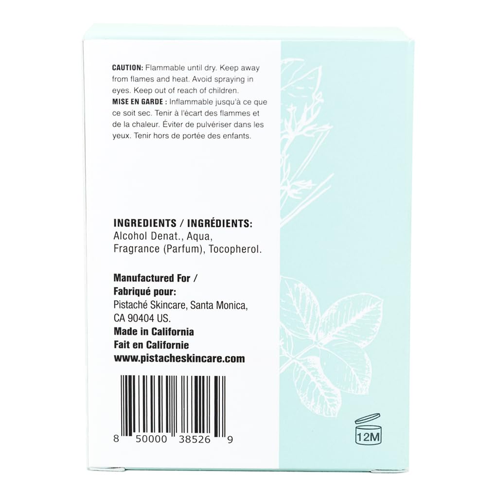 Pistaché Skincare Pistachio Biscotti Perfume EDP – Nutty Sweet Scent, 3.38 oz