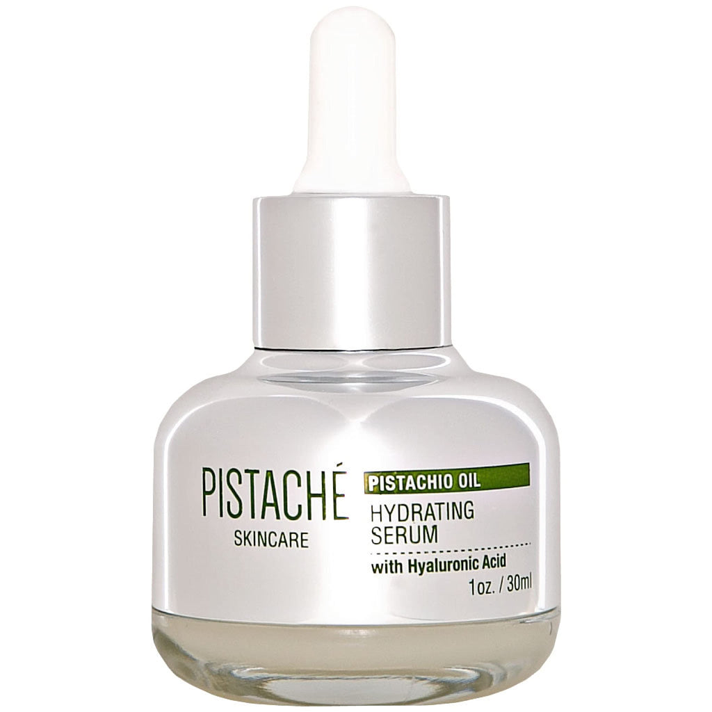 Pistaché Skincare Pistachio Oil Serum with Hyaluronic Acid – Hydration & Brightening, 1 oz