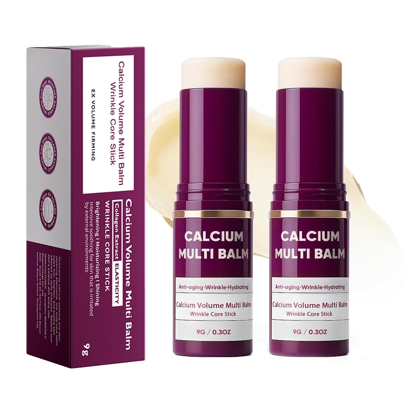 Piuregn Her+ Calcium Multi Balm 9g — Calcium-Infused Collagen Firming Stick