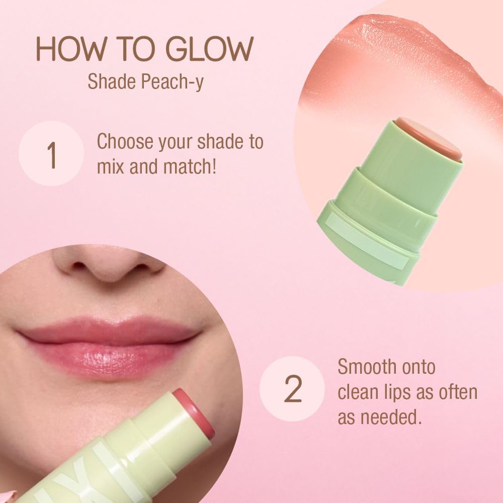 Pixi +Hydra LipTreat Naturals Trio — Tinted Hydrating Lip Balms in Clear, Peach-y, Nectar | 0.16 oz