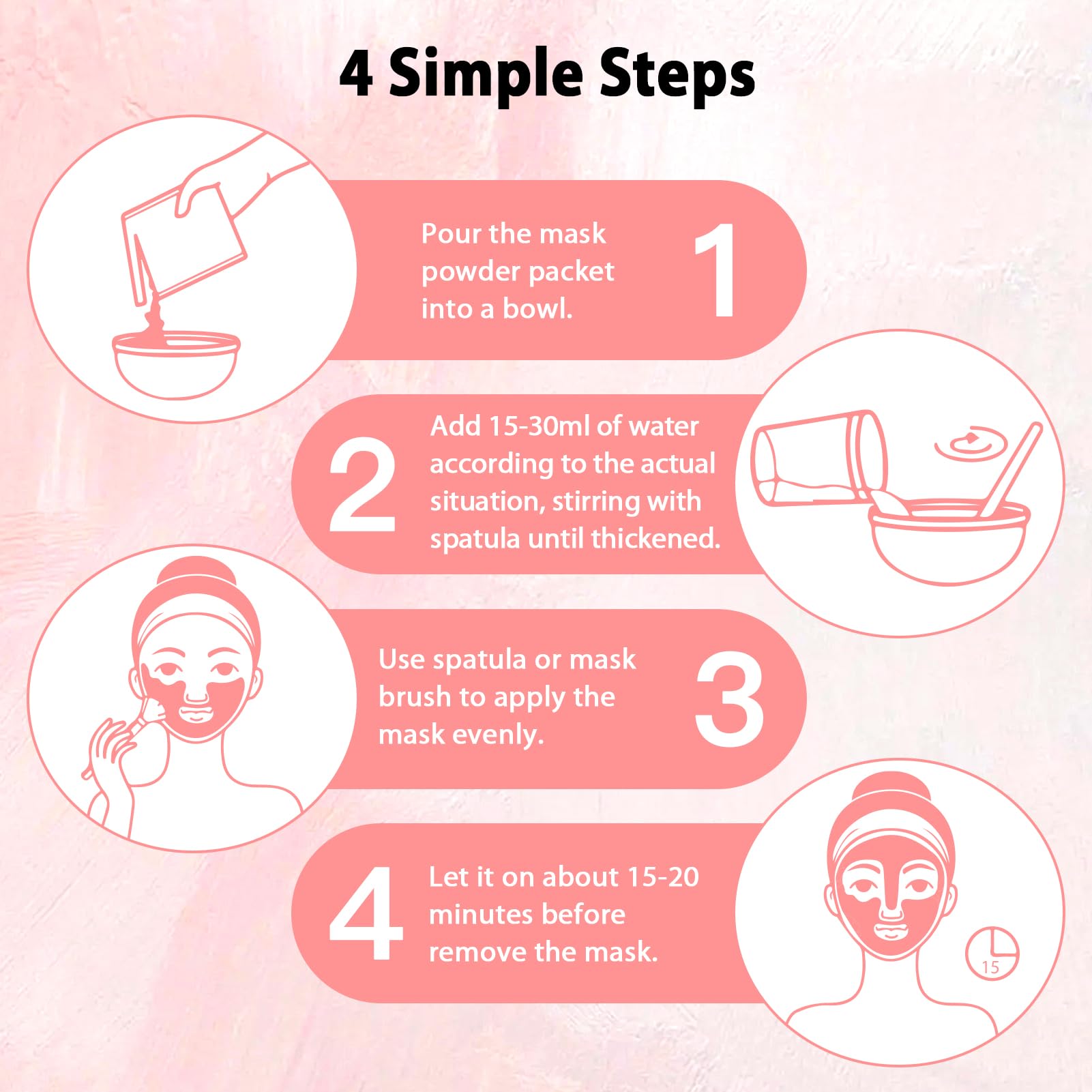 Pjordo Jelly Masks Set – 10-Flavor Powder Kit for At-Home Spa Facial