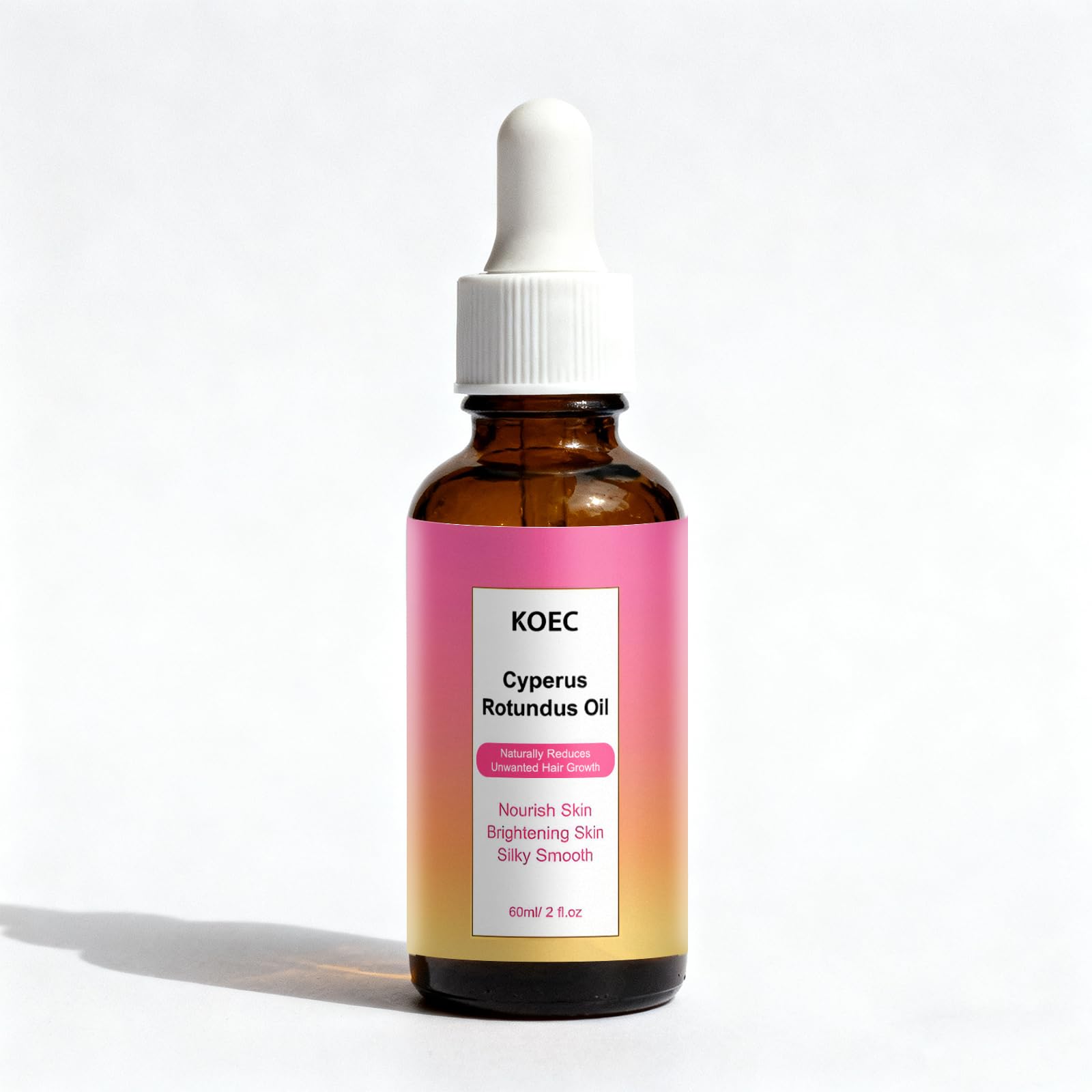 PKQLQ Organic Cyperus Rotundus Oil for Hair Removal – Pure, Natural Hair Inhibitor for Face & Body