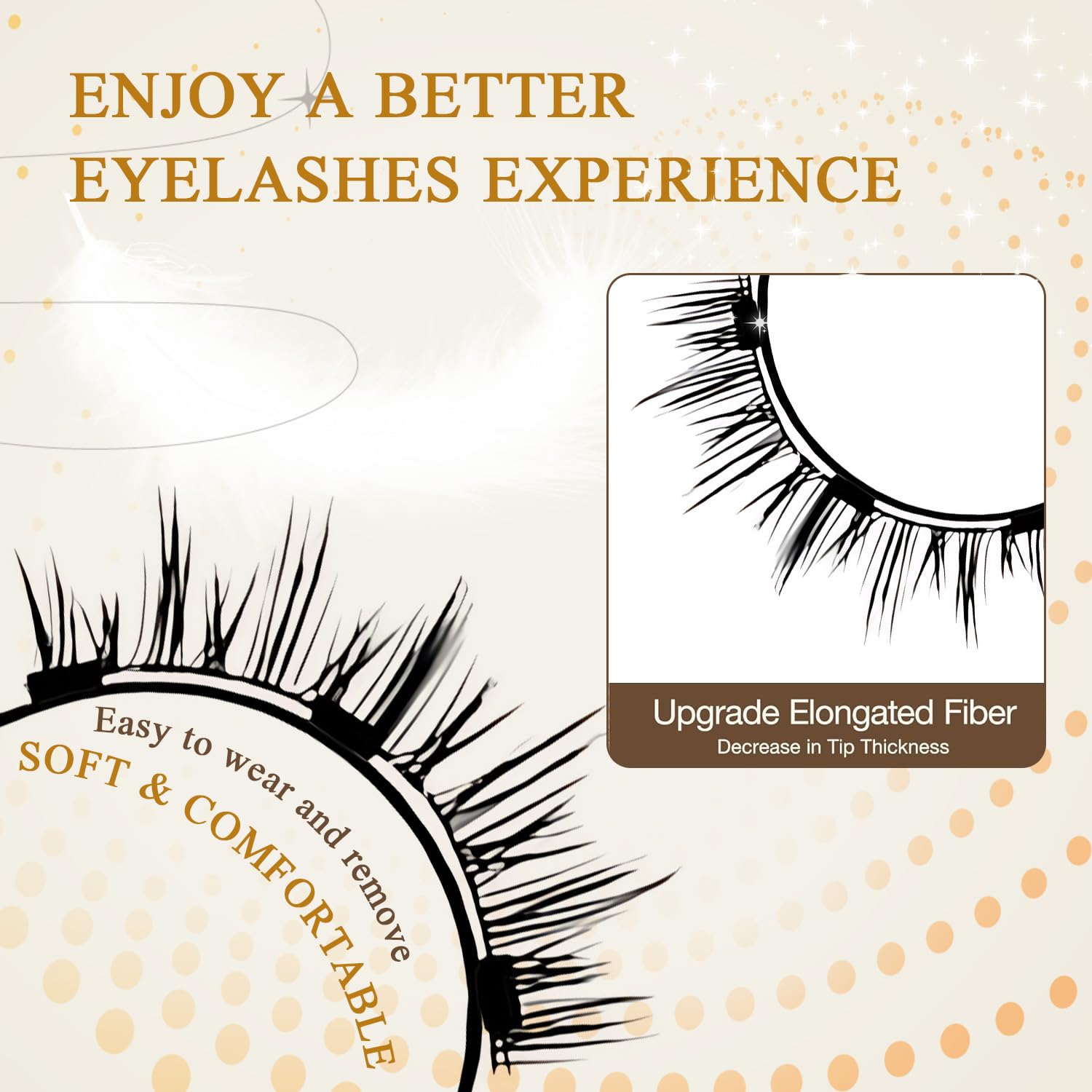 PKsiauya Ginani Magnetic Lashes – No Glue, Reusable Lashes with Applicator for Valentine's Day