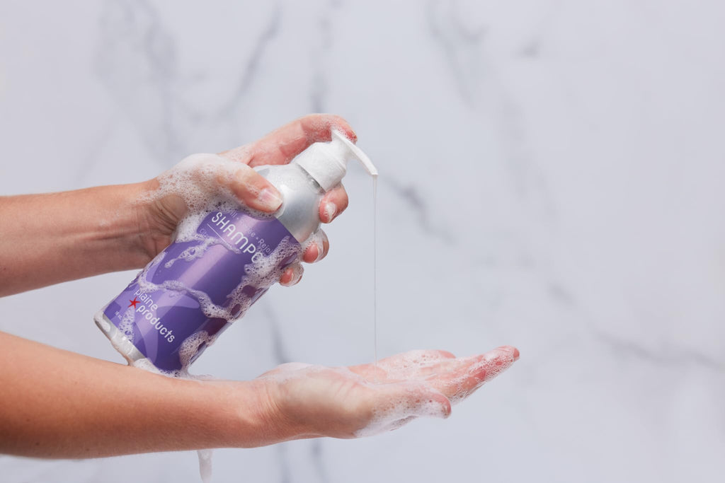 Plaine Products Citrus Lavender Shampoo – Refillable Aluminum Bottle (16 oz)