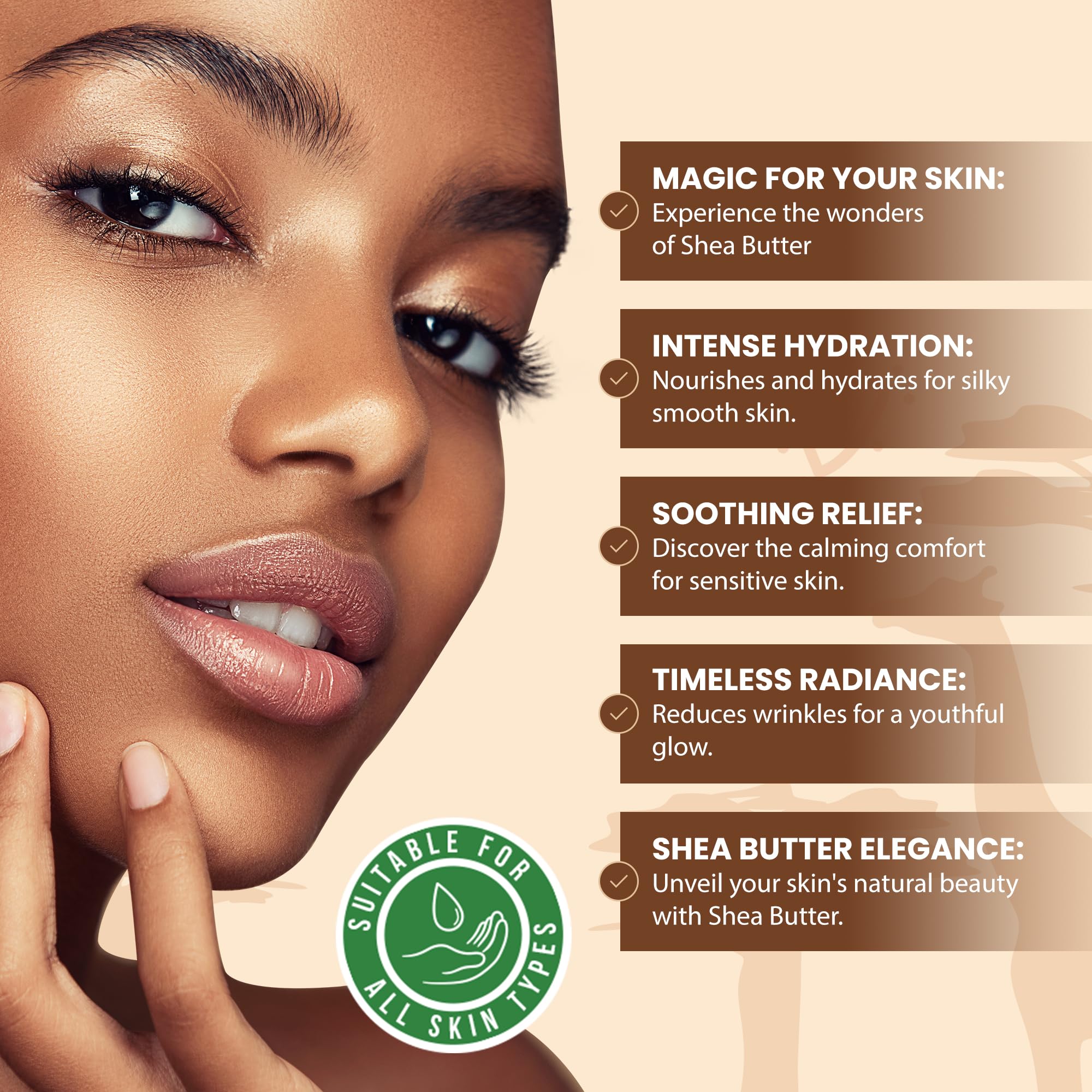 Plant Guru Raw African Shea Butter – 5 lb Bulk Block, 100% Pure & Unrefined Yellow, Moisturizer for Skin, Hair & DIY