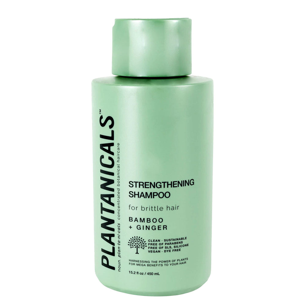 Plantanicals Hair Strengthening Shampoo with Bamboo & Ginger | Revitalizing - 15.2 fl oz