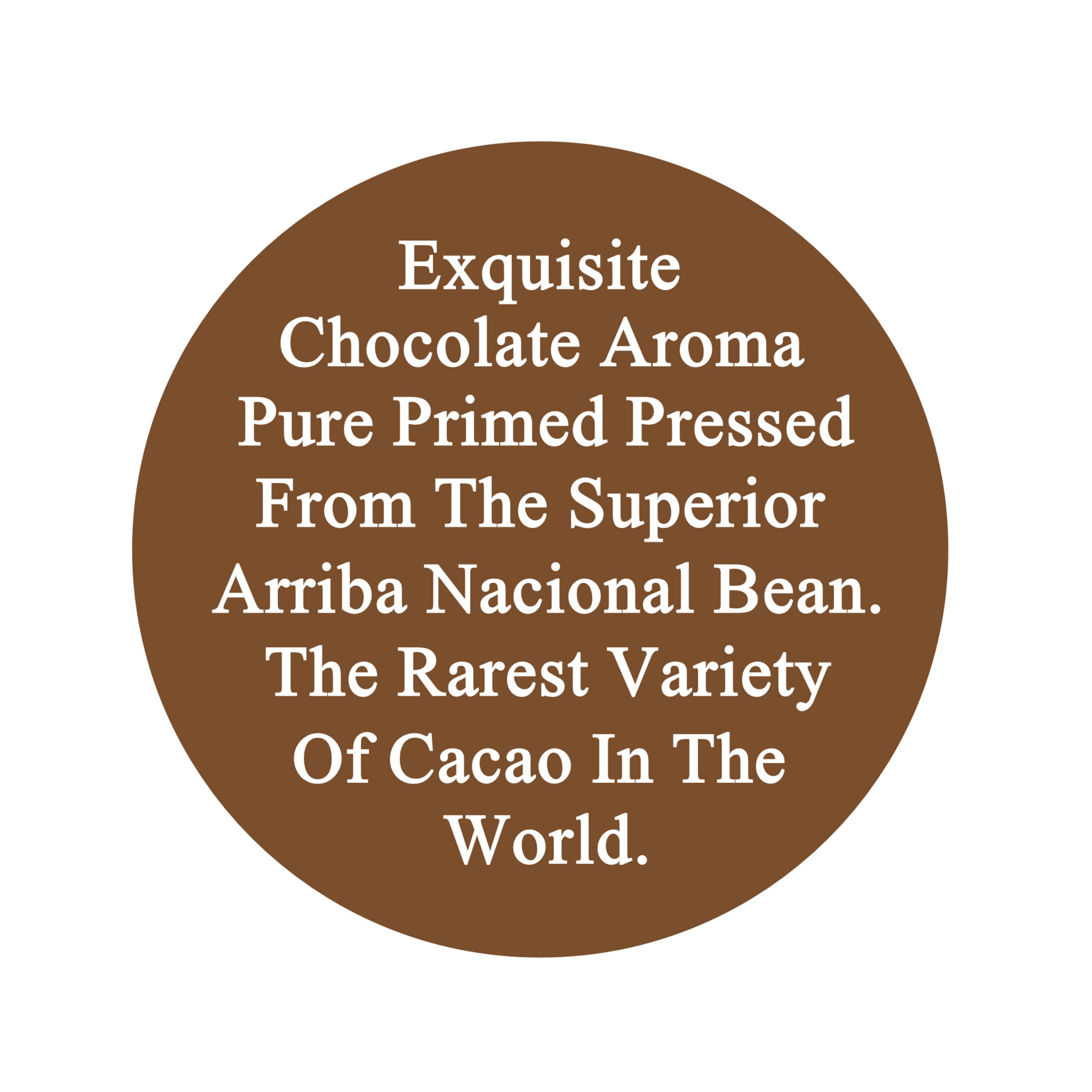 Plant Guru Raw Cocoa Butter 16 oz – 100% Pure Unrefined Arriba Nacional Cocoa, Bulk for Lip Balms & DIY Body Butters