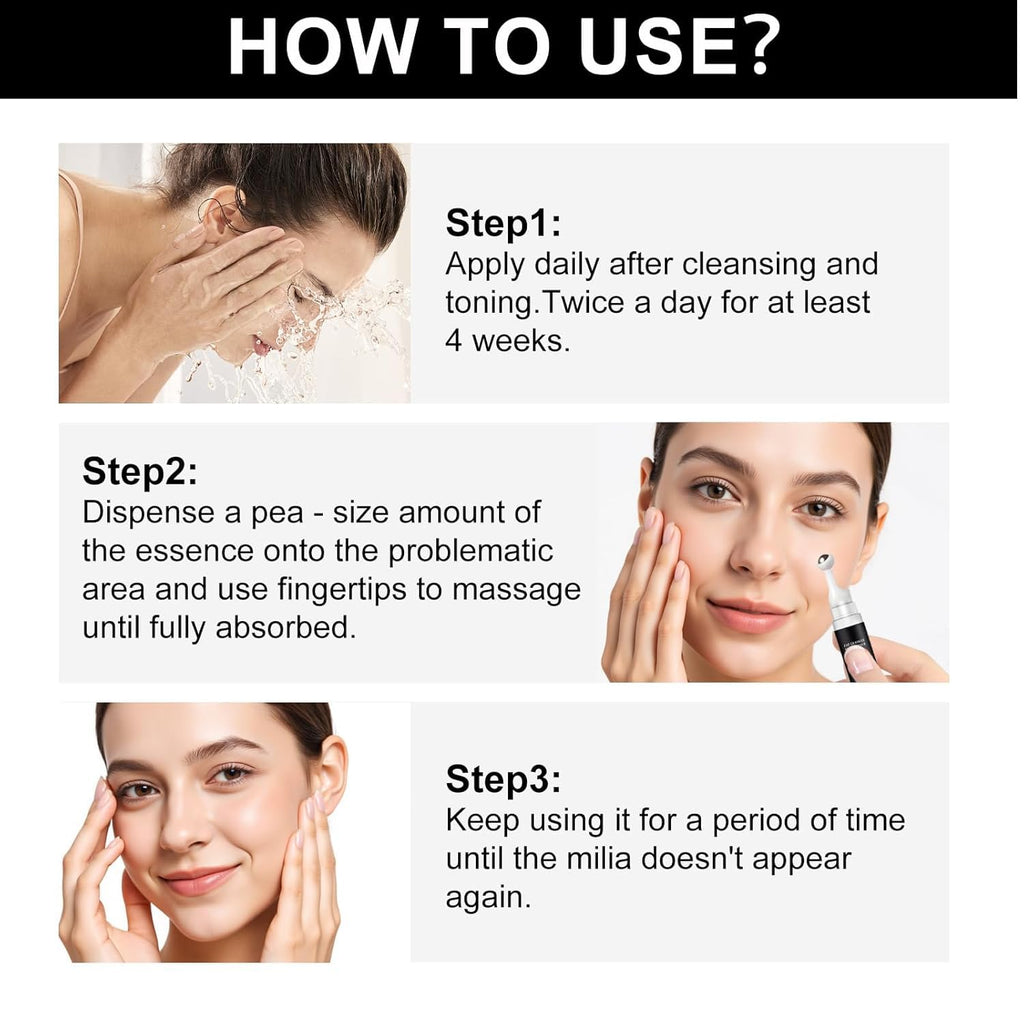 Platicat Milia Remover Serum – Clear Skin Spot Treatment (30ml, 1 Count, Black)