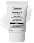 Pleuvoir Morning Soil Hand Cream – Fresh Earthy Ozonic Scent, Lightweight Hydration