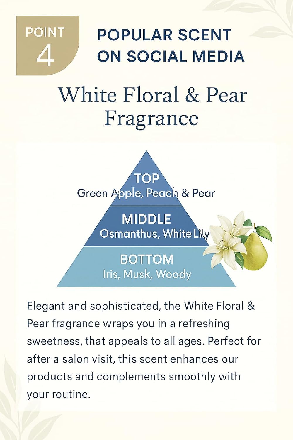 Plus eau Mellow Hair Treatment Refill – Silk Essence, White Floral & Pear Scent, 350 ml, Made in Japan