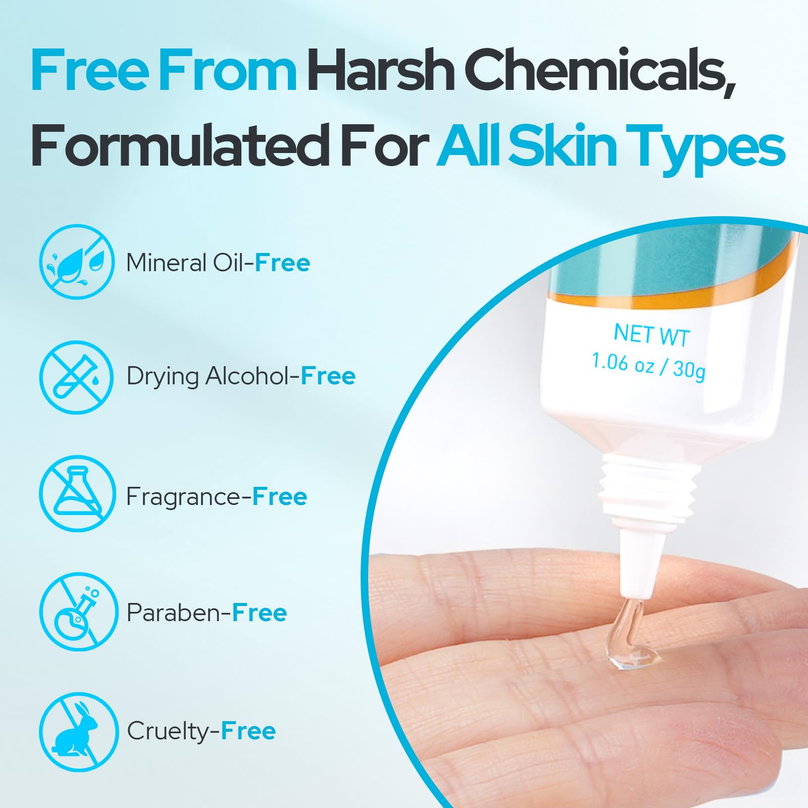 +1HEROLABS 2% Salicylic Acid Gel Serum — 45% Centella Asiatica, Pore Clarifying & Oil Balancing (Fragrance-Free)