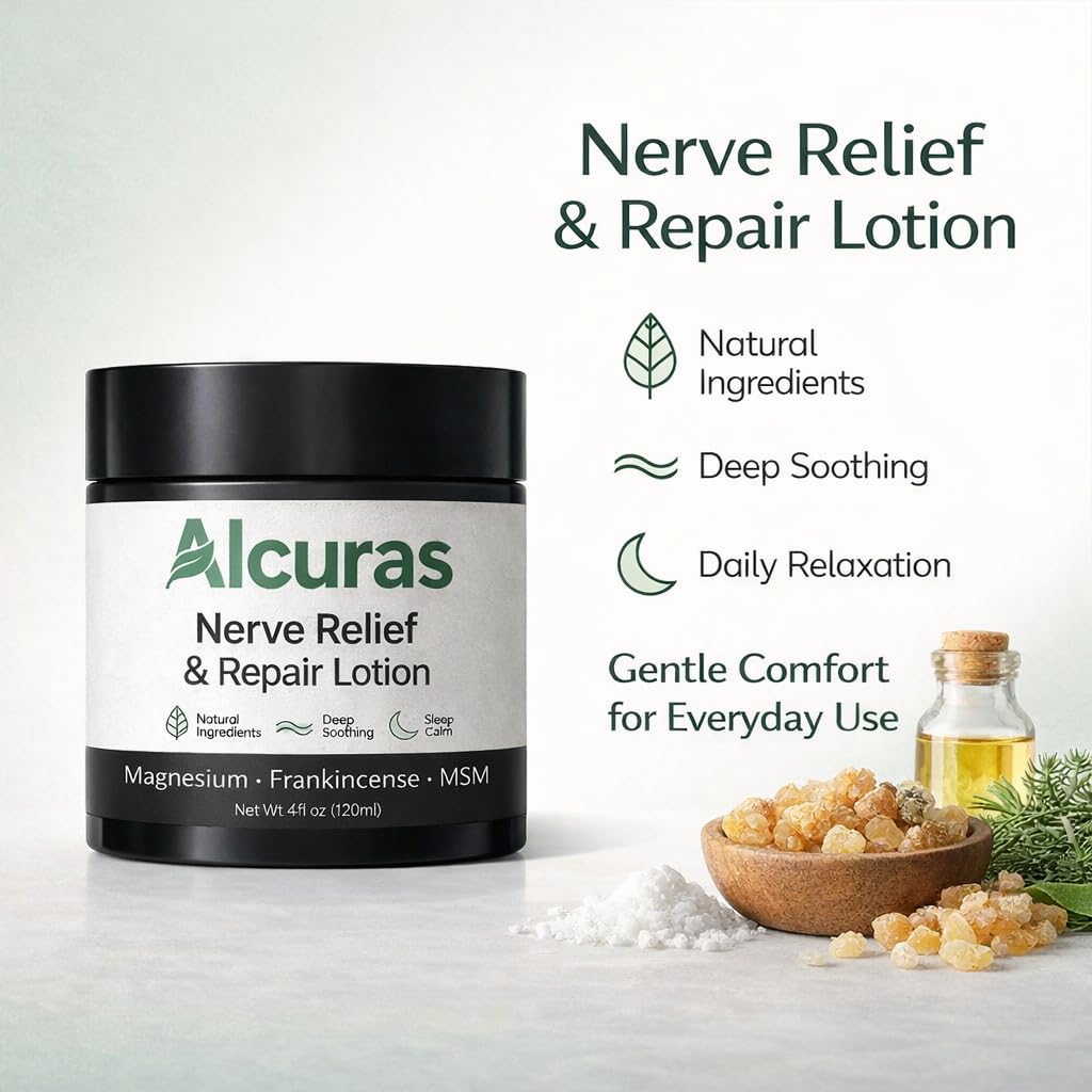 PLYNXE Alcuras Cream – Arnica & Magnesium Lotion for Daily Comfort (4 oz)