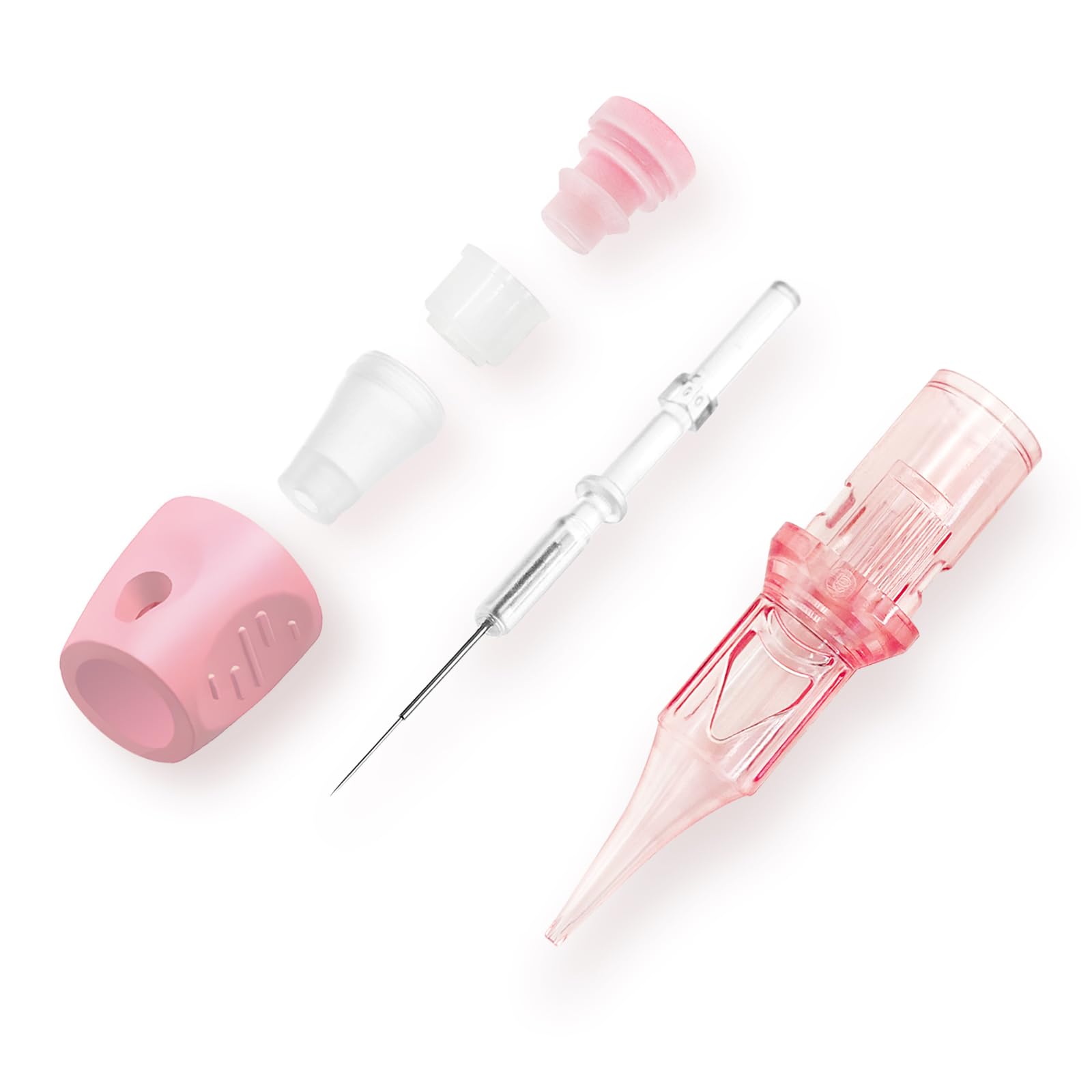 PMUBEAUTY 20Pcs Disposable Tattoo Cartridge Needles 1RL 0.25mm Round Liner