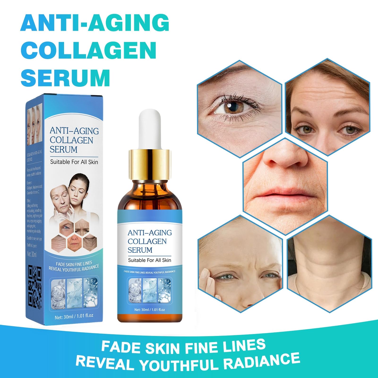Podafu Olavita Liquid Solution Anti Aging Serum - Vitamin C & E, 3 Pcs