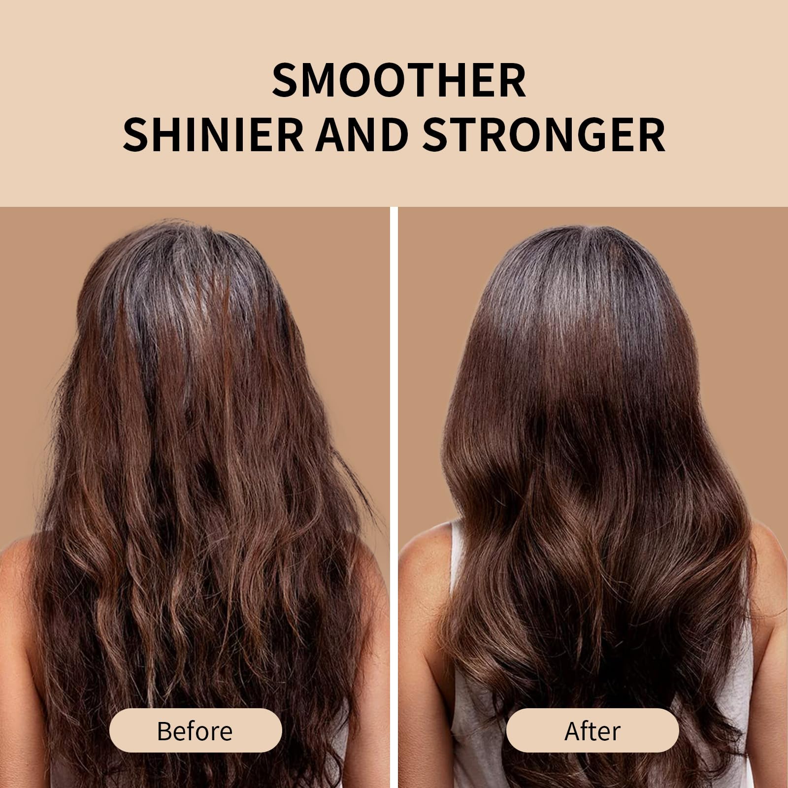 POEROES Hair Oil 50 Capsules – Argan & Avocado Leave-In Serum for Frizz Control