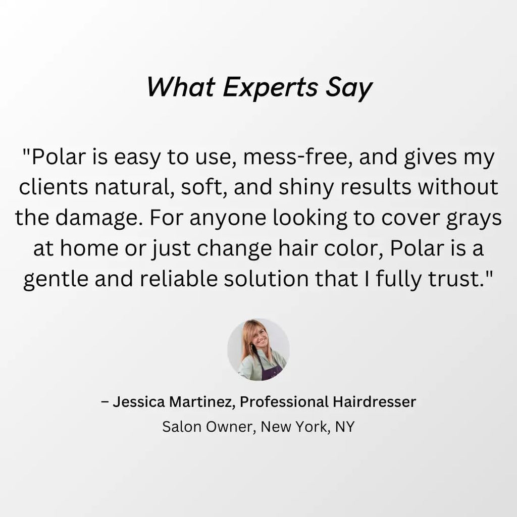 Polar Hair Care Purple Dye Shampoo for Gray Hair – Ammonia-Free 3-in-1 Color (6.76 Fl Oz)