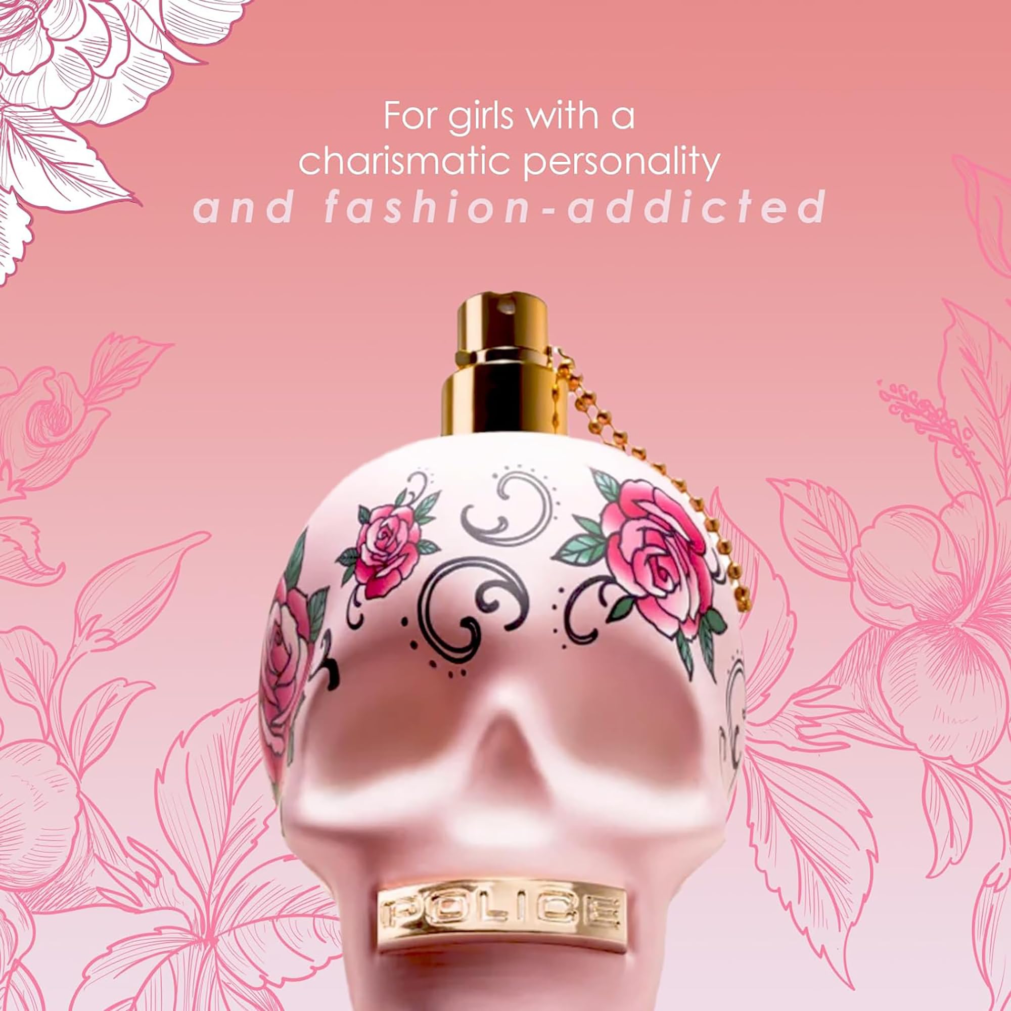 Police To Be Tattooart for Women – Floral Fruity Gourmand EDP, 4.2 oz