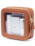 Popvibe Clear Makeup Bag – Transparent Travel Cosmetic Case with Zipper, Portable Organizer for Essentials