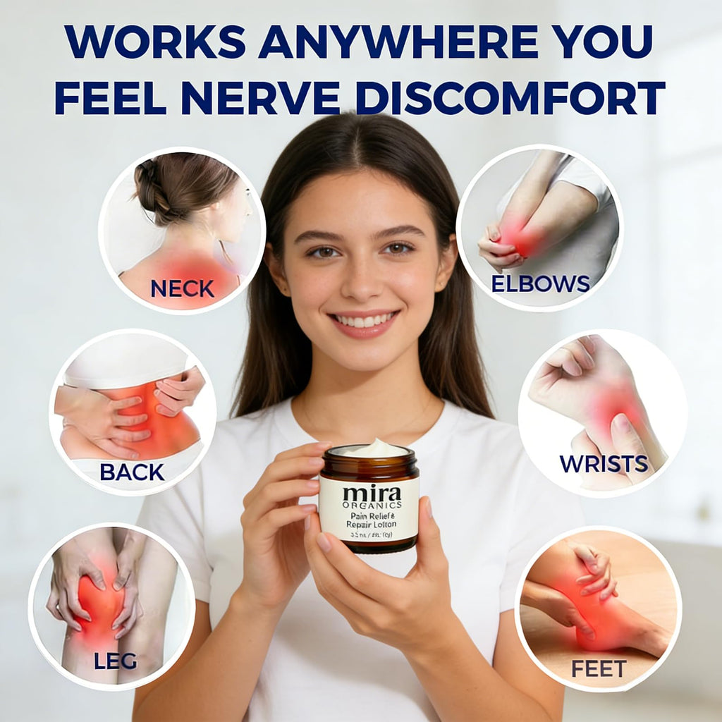 POYICGS Alcura Nerve Cream — Arnica Neuropathy Lotion for Daily Nourishment of Knees, Hands, Feet & Legs