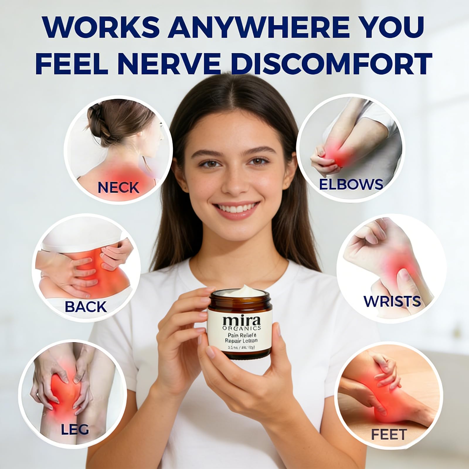 POYICGS Alcura Nerve Cream — Arnica Neuropathy Lotion for Daily Nourishment of Knees, Hands, Feet & Legs