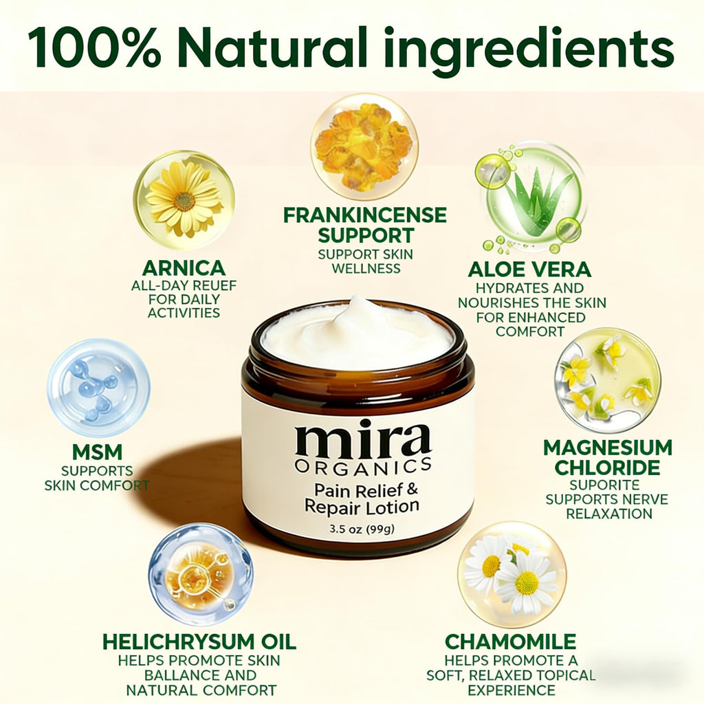 POYICGS Alcura Nerve Cream — Arnica Neuropathy Lotion for Daily Nourishment of Knees, Hands, Feet & Legs